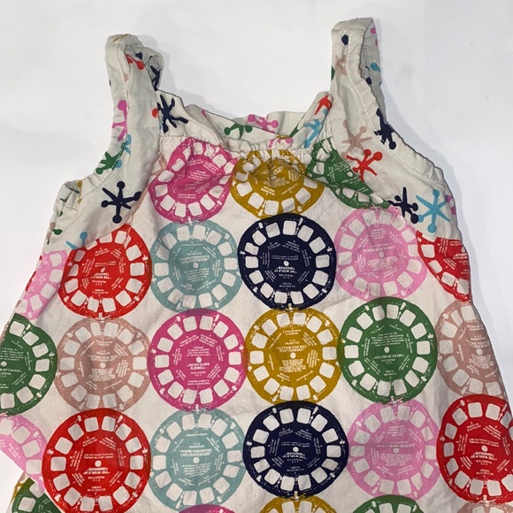 LOLLY WOLLY DOODLE Dress Sun View Master Circle Picture Discs multi colors Sz 5 - Picture 3 of 9